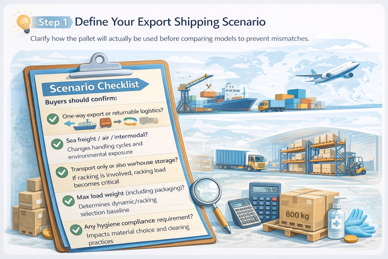 Define Your Export Shipping Scenario