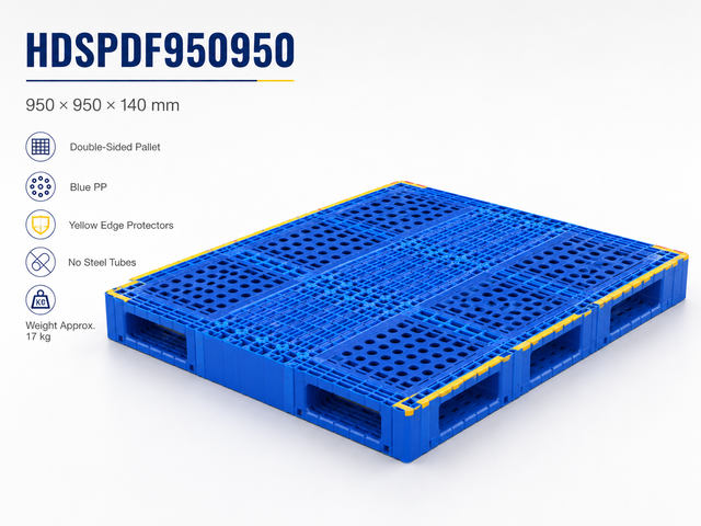 950x950x140 mm Modular Plastic Pallet