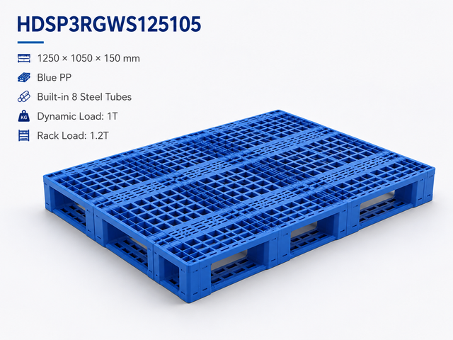 1250x1050x150 mm Modular Plastic Pallet