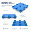 1200x1000x140 mm Blow Molded Plastic Pallet