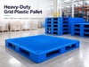 HD3RGNS1515A Three-Runner Open Deck Plastic Pallet