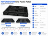 1200x1000x120 mm Full Perimeter Open Deck Plastic Pallet