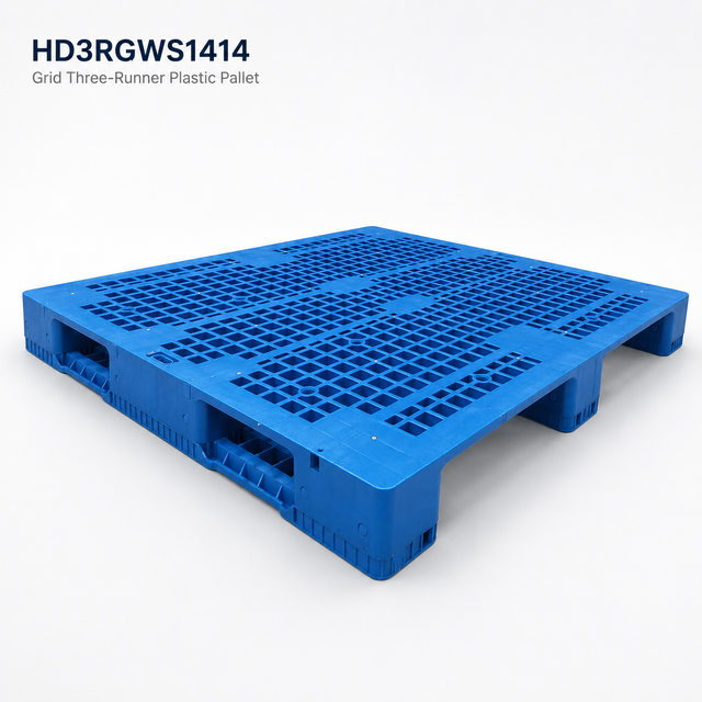 HD3RGWS1414 Three-Runner Open Deck Plastic Pallet
