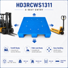 HD3RCWS1311 Three-Runner Solid Top Plastic Pallet
