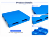 1000x1000x165 mm Three-Runner Solid Top Plastic Pallet