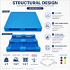 HD3RCWS1313 Three-Runner Solid Top Plastic Pallet