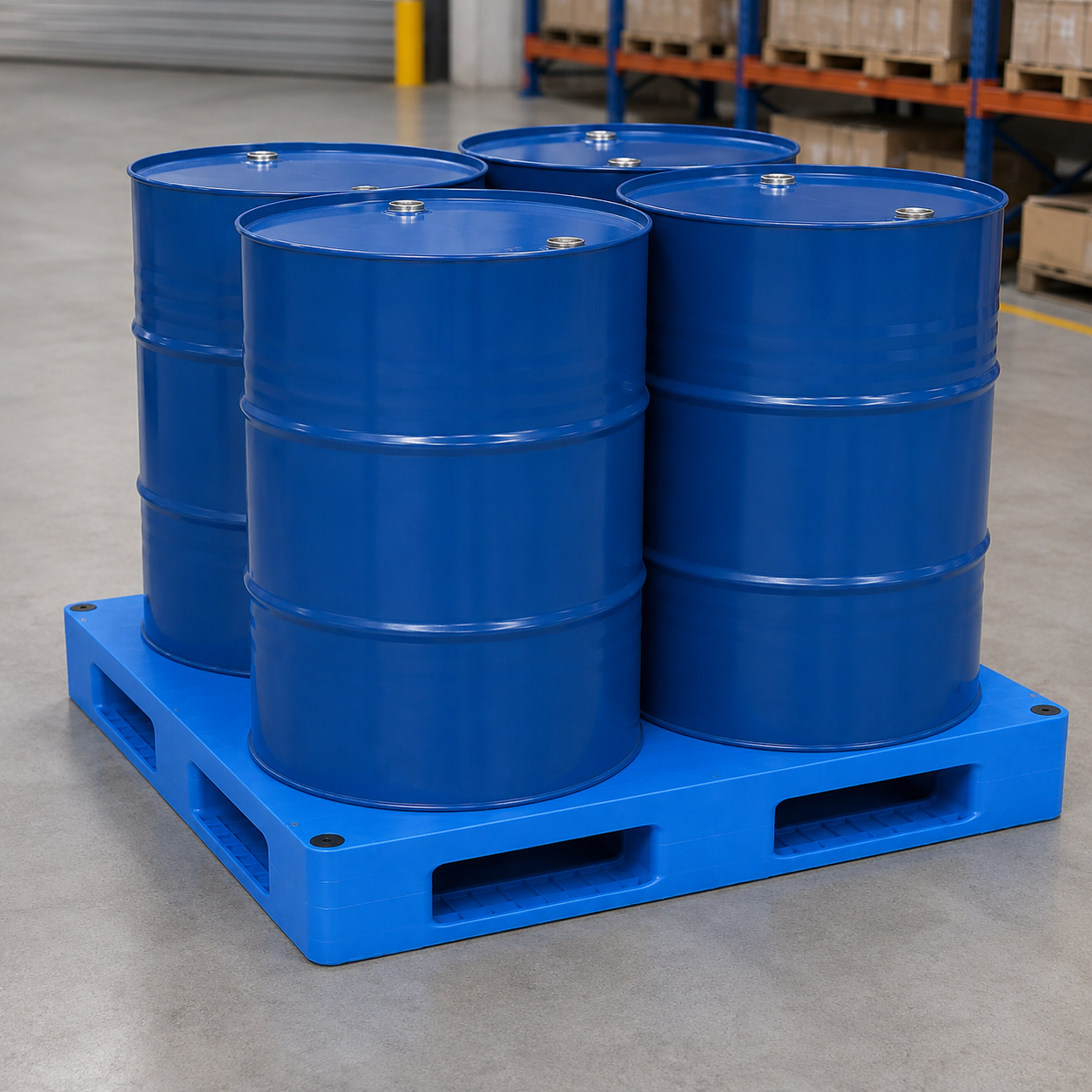 1200x1200x150 mm Double-Face Solid Top Plastic Pallet
