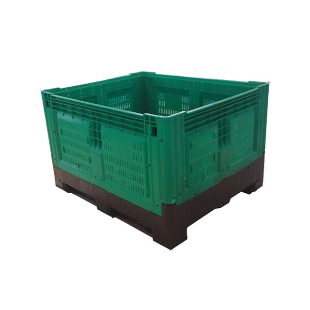 1200*1000*760 Ventilated Reusable Plastic Folding Pallet Box 