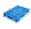 1200 x 800 Stackable Mesh Low Profile Plastic Euro Pallets