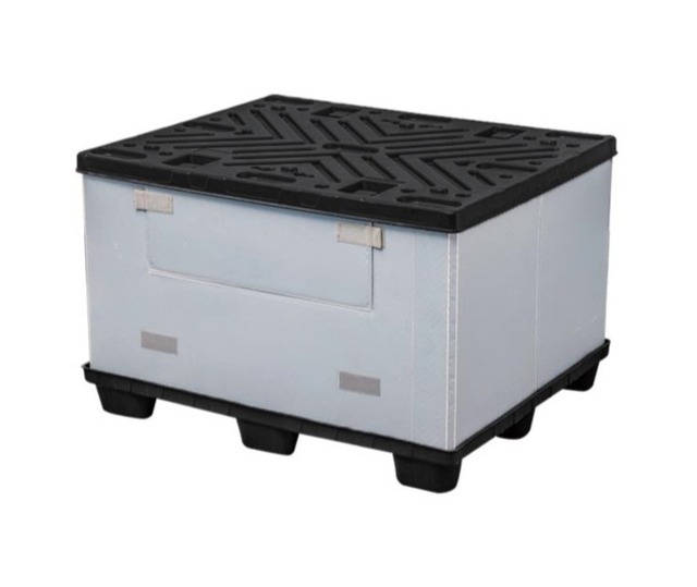 1200 x 1000 Folding Plastic Sleeve Pack Pallet Storage Box