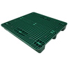 Green RFID Square Low Profile Plastic Rackable Pallets
