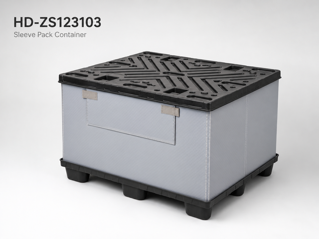1230x1030 Injection-Moulded 3-Runner Sleeve Pack Container