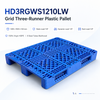 HD3RGWS1210LW Three-Runner Open Deck Plastic Pallet