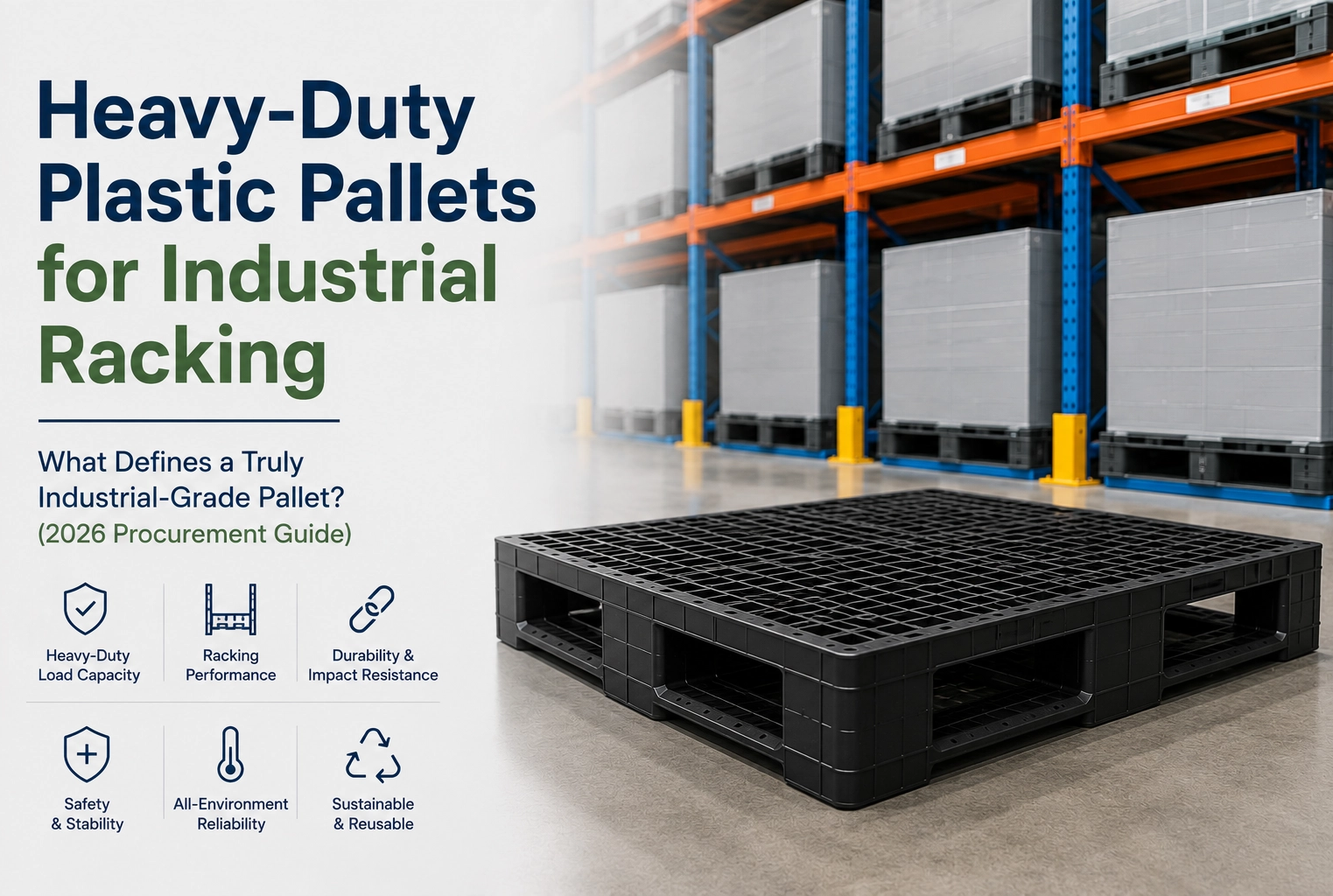 Heavy-Duty Plastic Pallets for Industrial Racking What Defines a Truly Industrial-Grade Pallet? (2026 Procurement Guide)