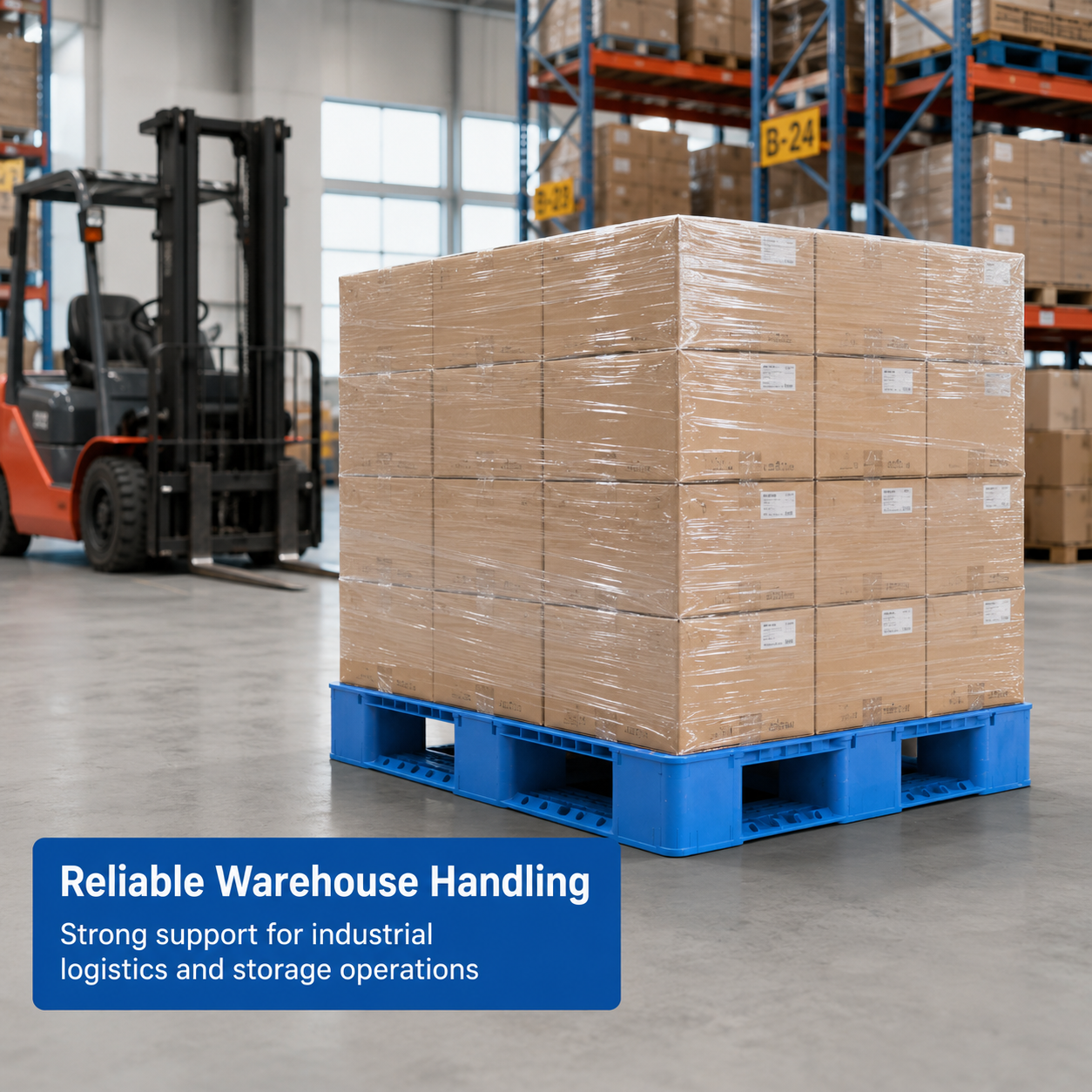 1200x1200x150 mm Three-Runner Solid Top Plastic Pallet
