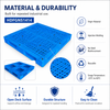 1400x1400x160 mm Full Perimeter Open Deck Plastic Pallet