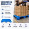HD3RCWS1311 Three-Runner Solid Top Plastic Pallet