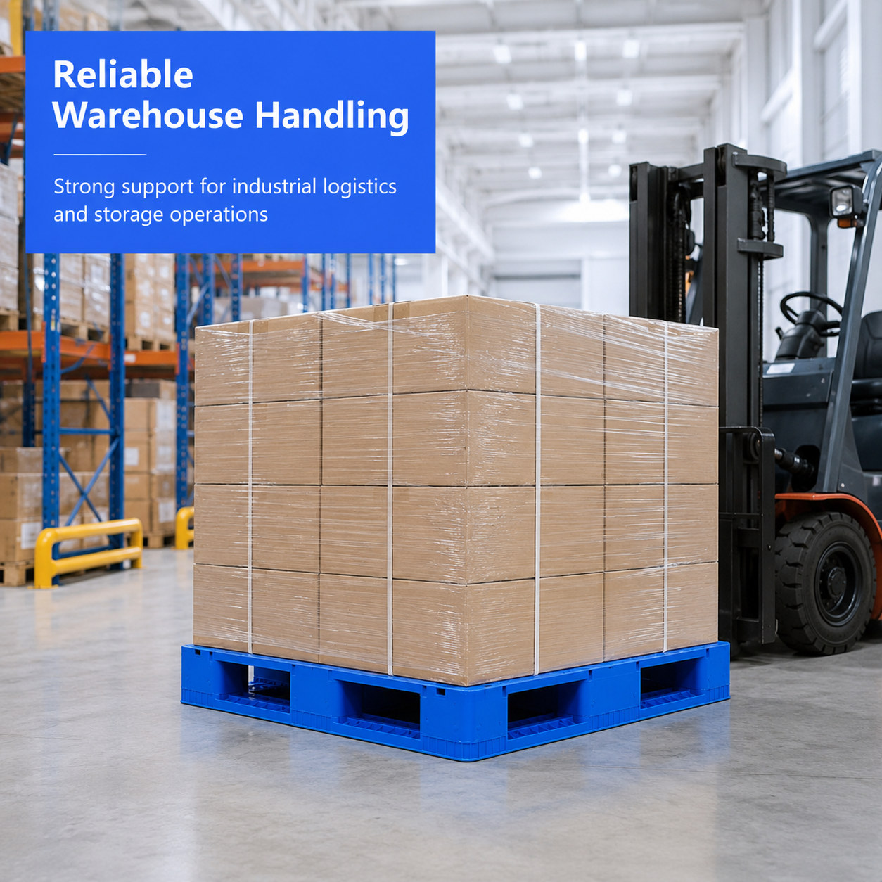1200x800x160 mm Three-Runner Solid Top Plastic Pallet