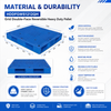 1200x1200x150 mm Double-Face Open Deck Plastic Pallet