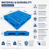 1200x1000x150 mm Full Perimeter Open Deck Plastic Pallet