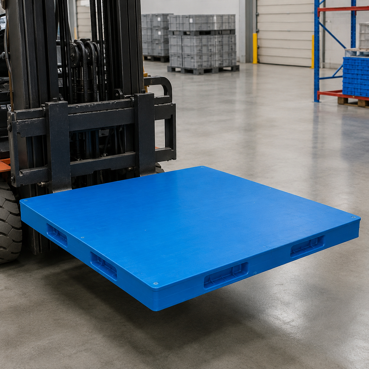 1600x1600x150 mm Double-Face Solid Top Plastic Pallet