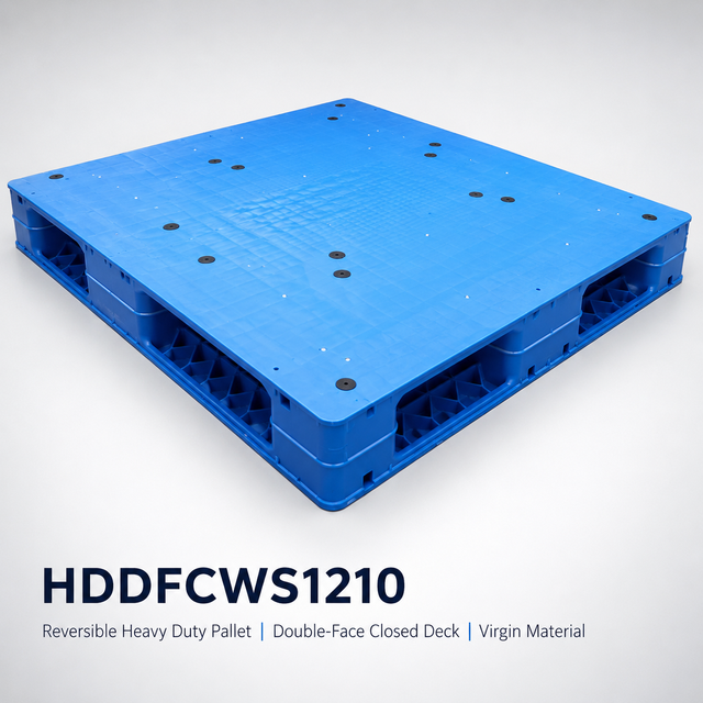 1200x1000x150 mm Double-Face Solid Top Plastic Pallet