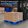 1200x1200x150 mm Full Perimeter Solid Top Plastic Pallet