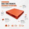 1200x1100x168 mm Double-Face Solid Top Plastic Pallet