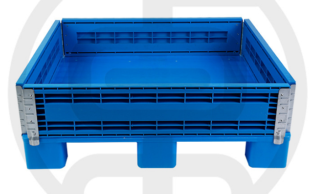 Reusable Solid Euro FLC Foldable Plastic Pallet Box Collars