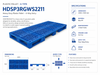 2200x1100x150 mm Modular Plastic Pallet
