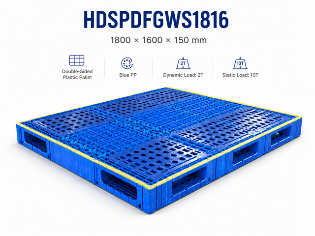 1800x1600x150 mm Modular Plastic Pallet