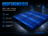 1500x1500x150 mm Modular Plastic Pallet