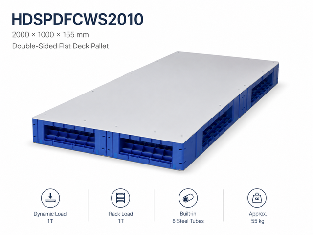 2000x1000x150 mm Modular Plastic Pallet