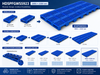 5850x2250x150 mm Modular Plastic Pallet