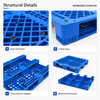 HD3RGWS1210H165 Three-Runner Open Deck Plastic Pallet