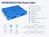 1200x1200x150 mm Three-Runner Solid Top Plastic Pallet