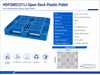 1200x1100x150 mm Full Perimeter Open Deck Plastic Pallet