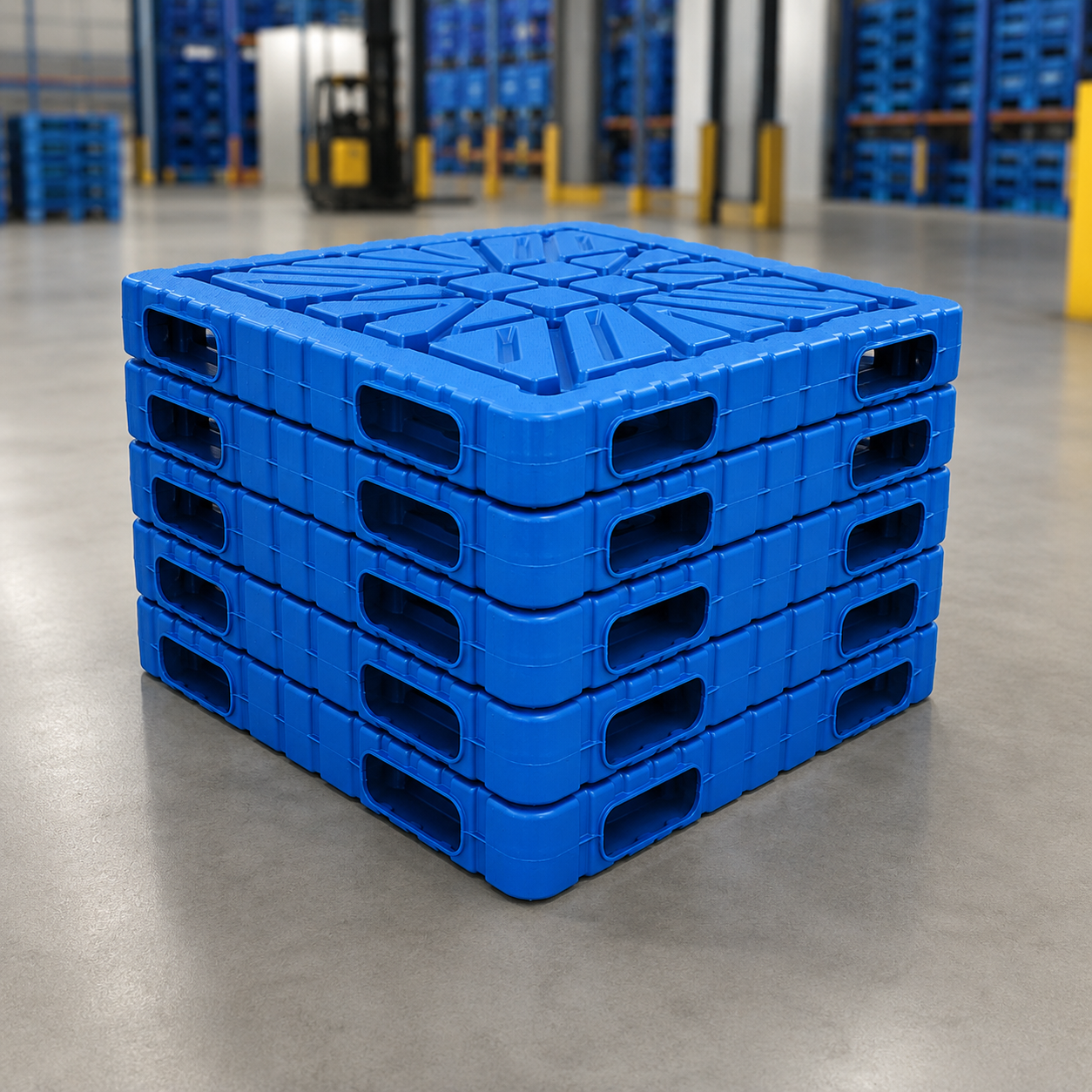 1200x1000x150 mm Blow Molded Plastic Pallet