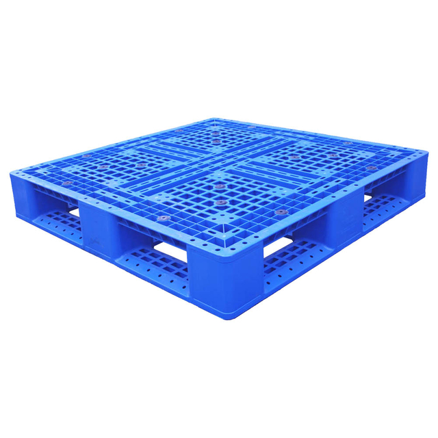 1000*1000 Full Perimeter Stackable Hard Plastic Pallets 