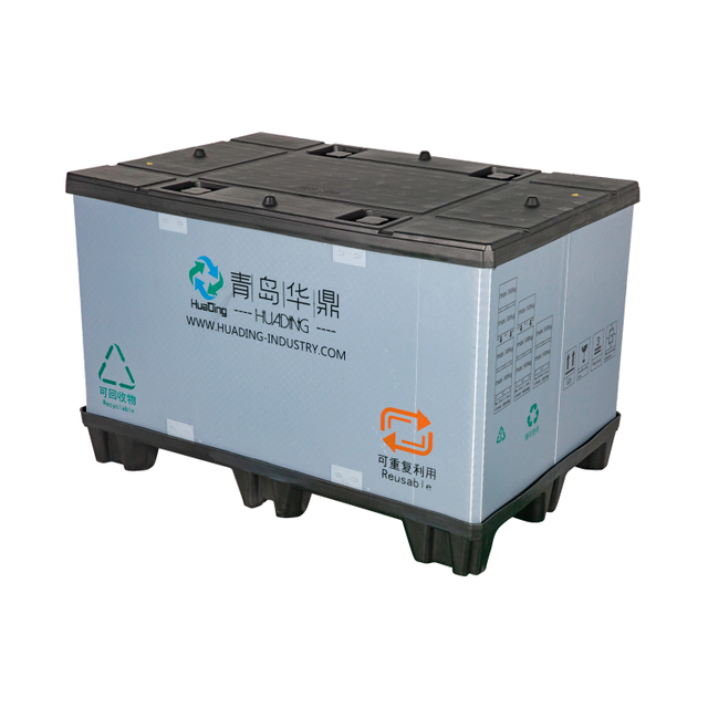 Sleeves Foldable Plastic PP Pallet Box 