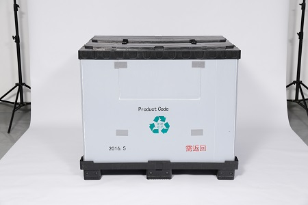 Stackable Heavy Duty Plastic Collapsible Shipping Sleeves Box