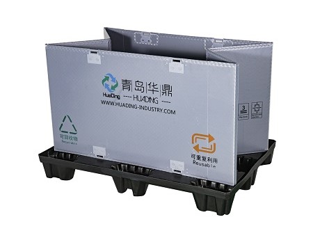 foldable plastic pallet sleeve box