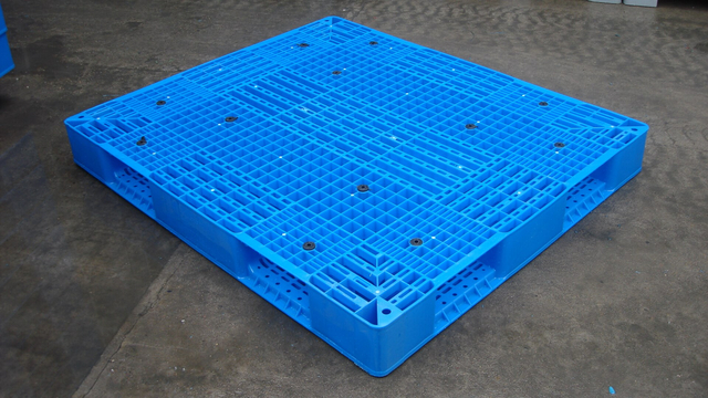 Warehouse Heavy Duty Double Sided Stackable Plastic Pallets