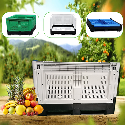 agriculture foldable plastic crates
