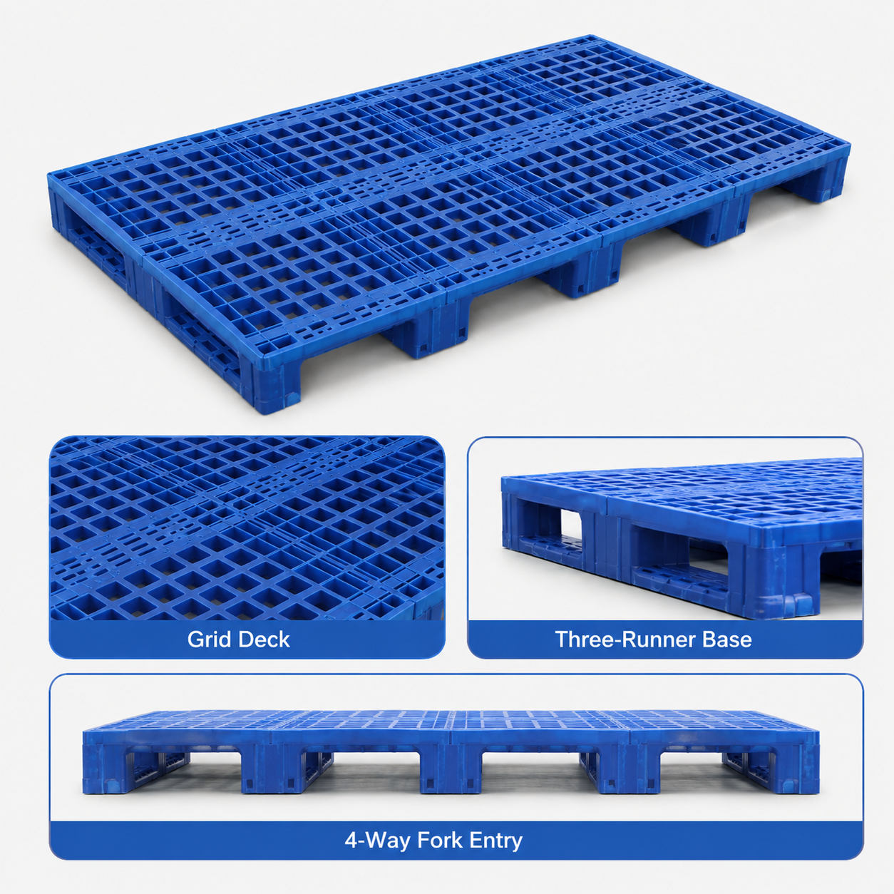 1800x1400x150 mm Modular Plastic Pallet