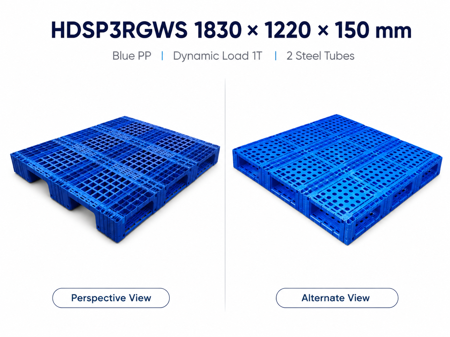 1830x1220x150 mm Modular Plastic Pallet