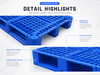 HD3RGWS1010SX Three-Runner Open Deck Plastic Pallet