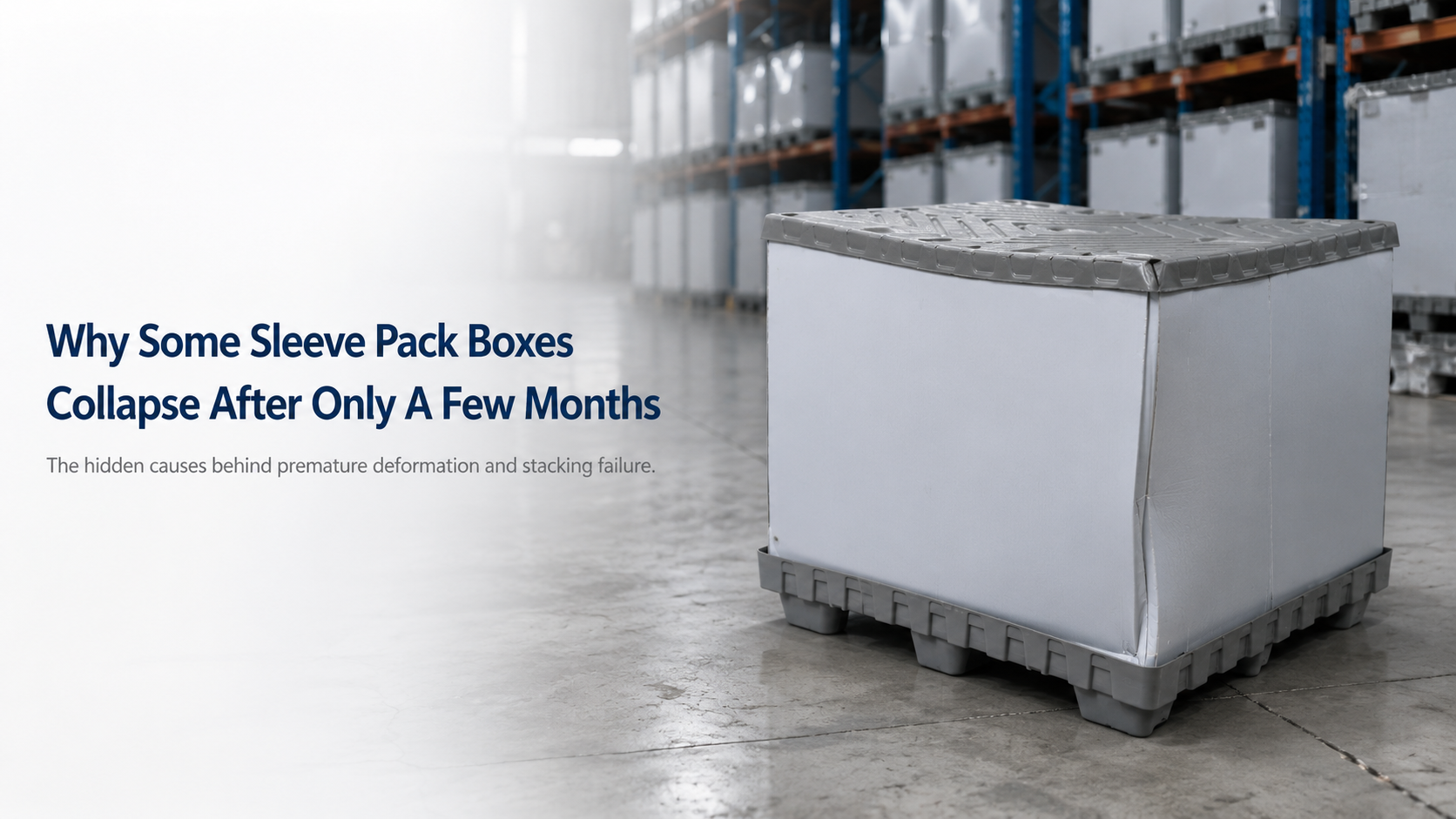 Why Some Sleeve Pack Boxes Collapse After Only A Few Months