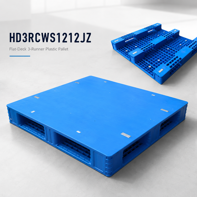1200x1200x170 mm Three-Runner Solid Top Plastic Pallet