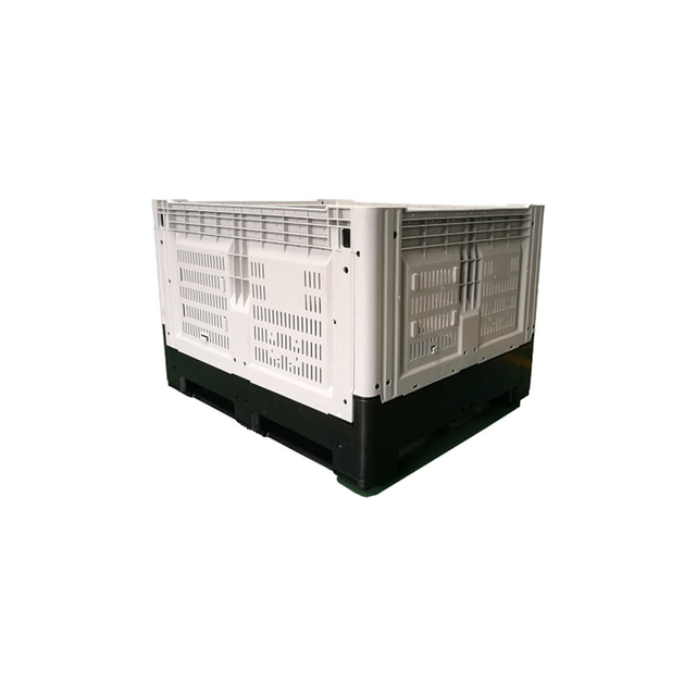 1200x1000x810mm Durable Turnover Mesh Foldable Plastic Pallet Containers